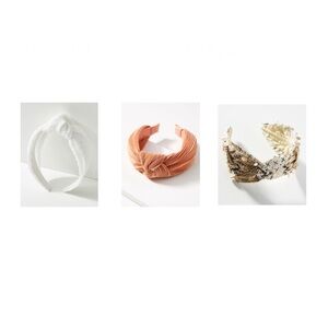 💜 Anthropologie 3 Pack of Like New Headbands